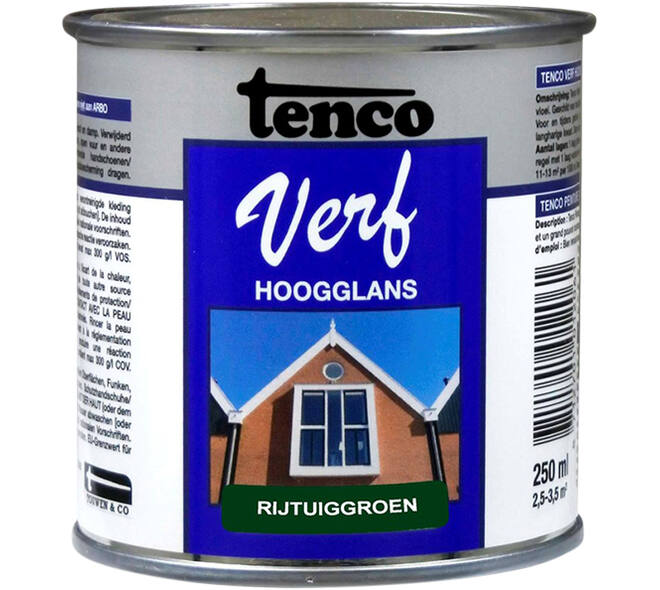 Tencoverf Dekkend Hoogglans Rijtuiggroen 250 ml