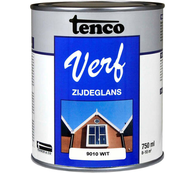 Tencoverf Zijdeglans Wit 9010 750 ml