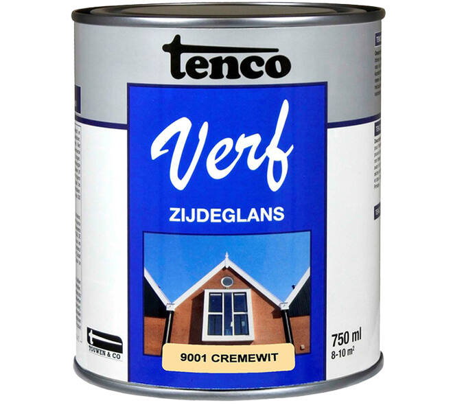 Tencoverf Zijdeglans Cremewit 9001 750 ml