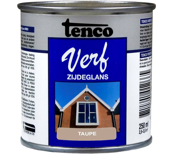 Tencoverf Dekkend Zijdeglans Taupe 250 ml