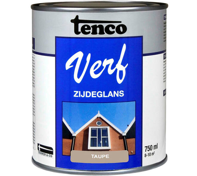 Tencoverf Dekkend Zijdeglans Taupe 750 ml