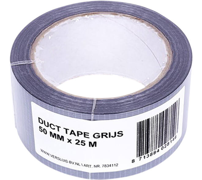 VEBA Duct-Tape Grijs 50 mm x 25 m