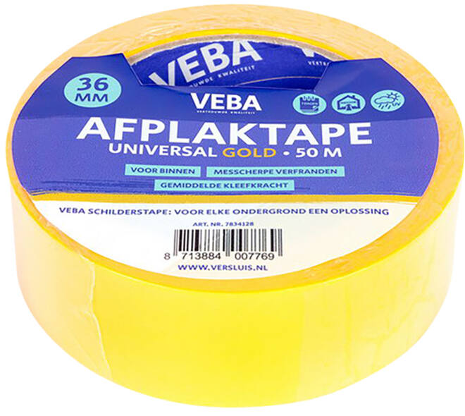 VEBA Afplaktape Universal Gold 36 mm