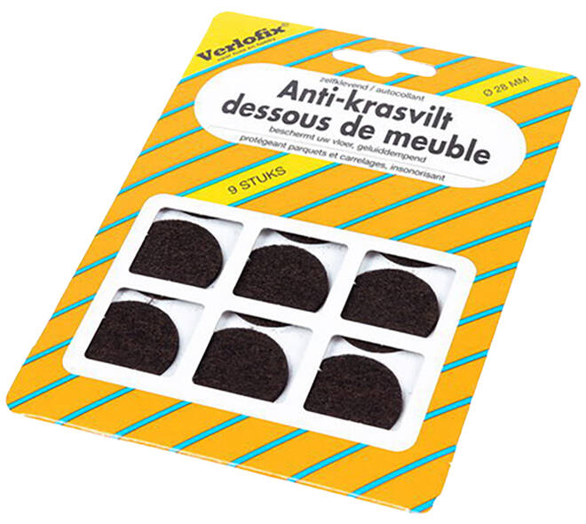 VEBA Anti-Krasvilt 28 mm Bruin 9 st