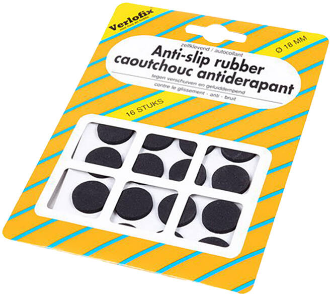 VEBA Anti-Slip Rubber Zwart 18 mm