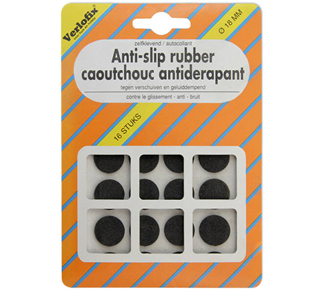 VEBA Anti-Slip Rubber Zwart 18 mm
