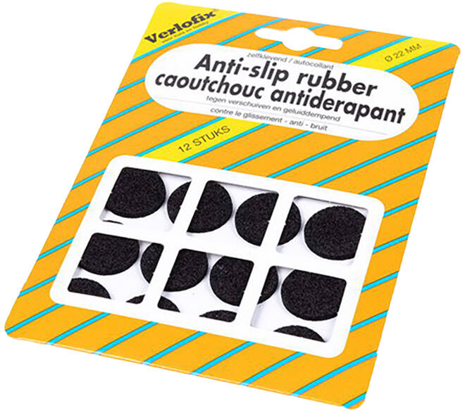 VEBA Anti-Slip Rubber Zwart 22 mm