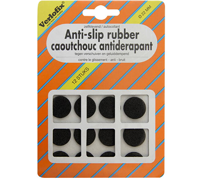 VEBA Anti-Slip Rubber Zwart 22 mm