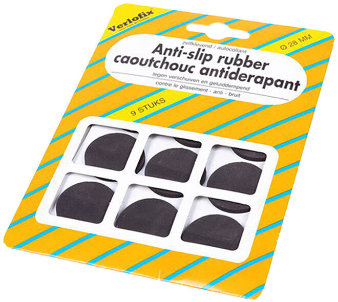 VEBA Anti-Slip Rubber Zwart 28 mm