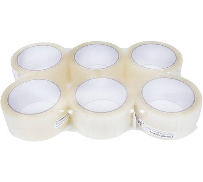 VEBA Verpakkingstape 48 mm x 66 m Transparant