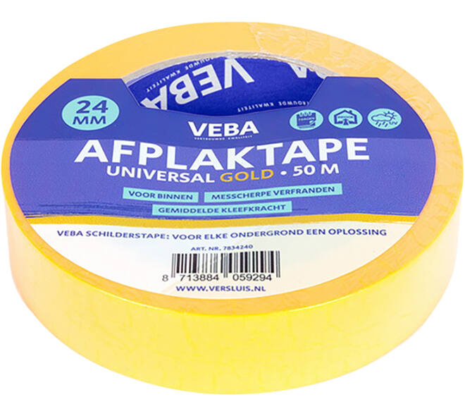 VEBA Afplaktape Universal Gold 24 mm