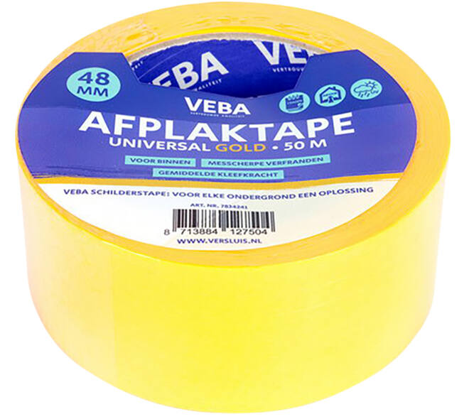 VEBA Afplaktape Universal Gold 48 mm