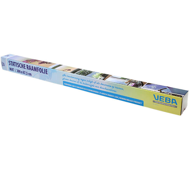 VEBA Raamfolie Statisch 67,5x2M Matt