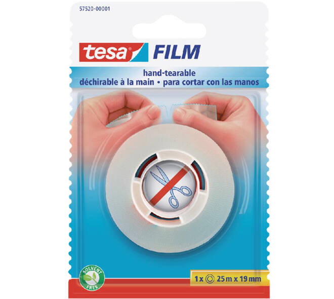 Tesa Tesafilm Handinscheurbaar 25M x 19 mm
