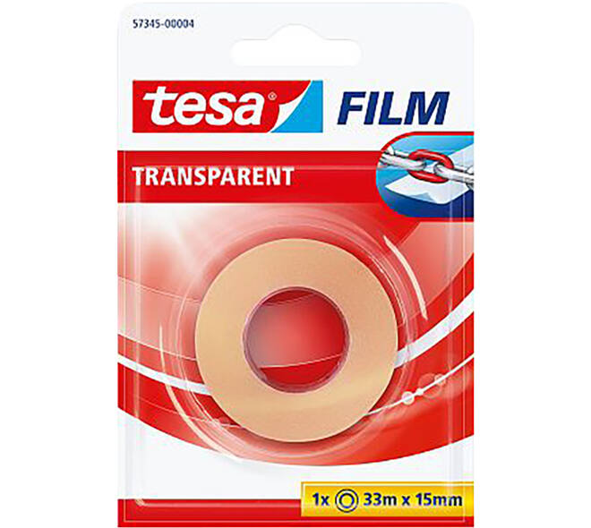 Tesa Tesafilm Transparant 33M x 15 mm Blister