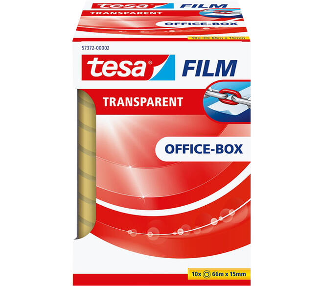 Tesa Tesafilm 10 Transparant 66M x 15 mm