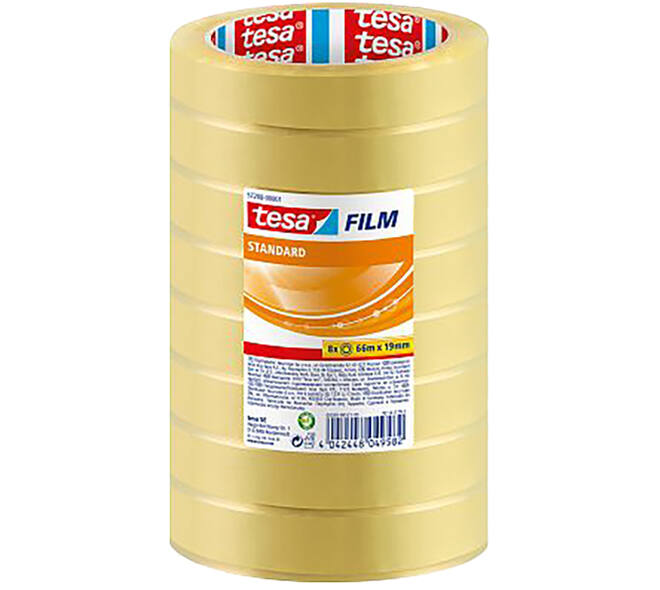 Tesa Tesafilm 8 x Standaard 66M x 19 mm