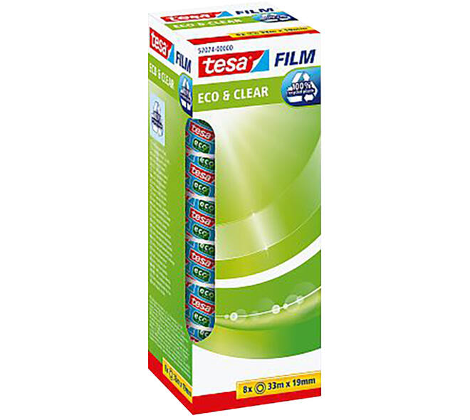 Tesa Tesafilm Ecologo 8 x 33M x 19 mm
