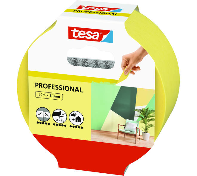 Tesa Afplakband Prof Washi 50 m x 30 mm