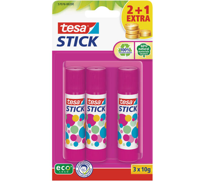 Tesa Fun Sticks Pink 2+1 x 10 g