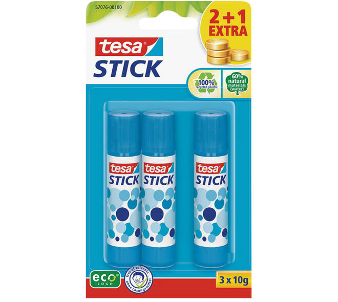 Tesa Fun Sticks Blue 2+1 x 10 g