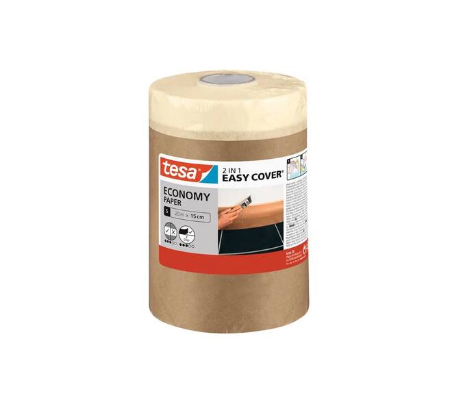 Tesa Easy Cover Economy S Afdekpapier 18 cmx25 m