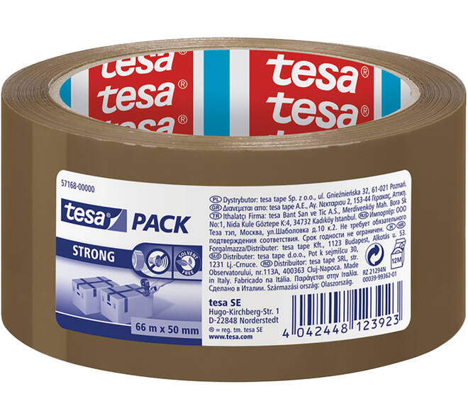 Tesa Tesapack Strong Verpakkingstape Bruin 66 m x 50 mm (57168)