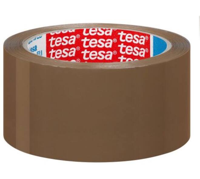 Tesa Tesapack Ultra Strong PVC 66 m x 50 mm Bruin