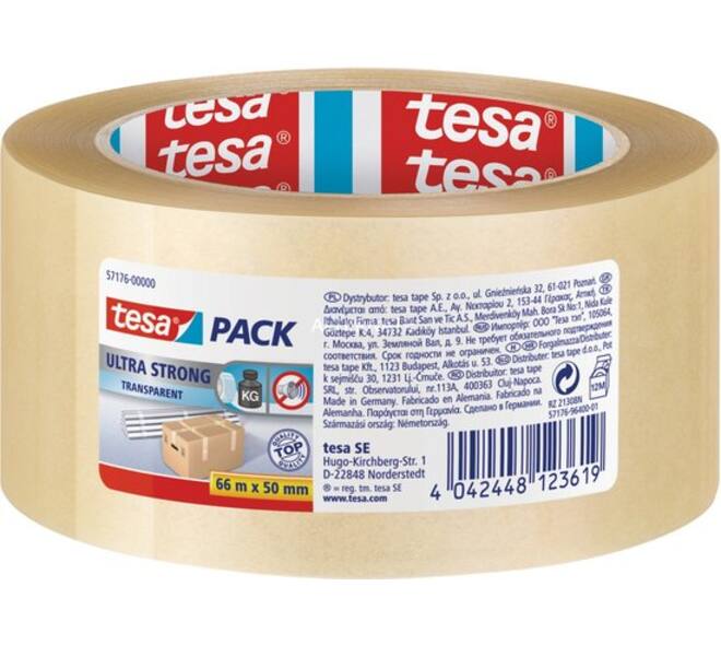 Tesa Tesapack Extra Strong 66 m x 50 mm Transparant