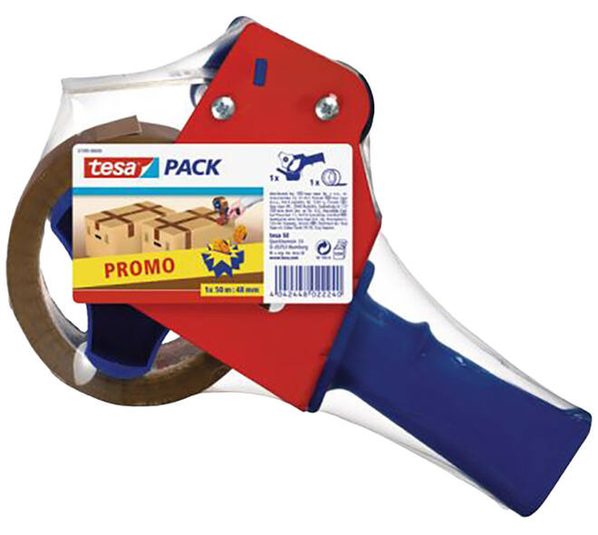 Tesa Tesapack Standard 1 x 50 m x 48 mm + Dispenser