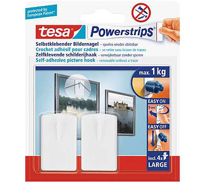 Tesa Powerstrips Fix Schilderij Haak