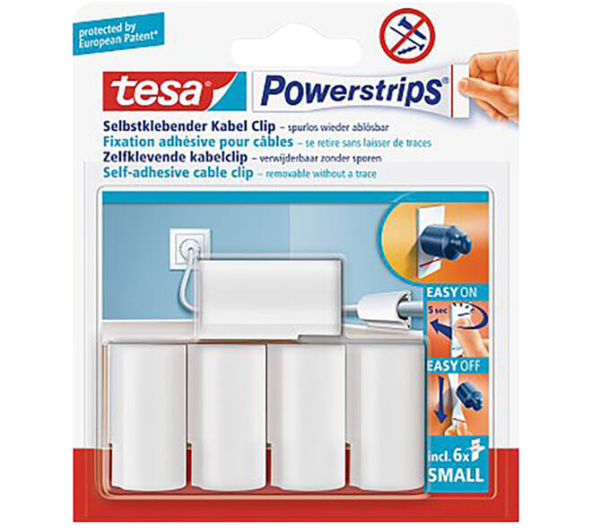 Tesa Powerstrips Fix Kabelclip
