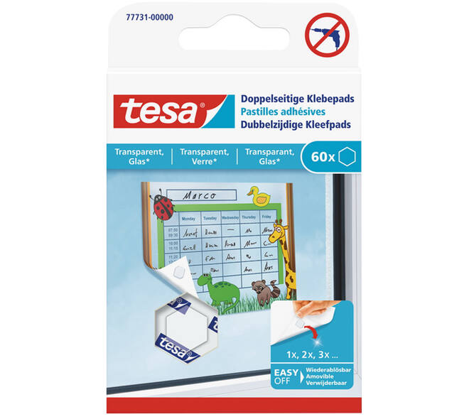Tesa Transparante Klevende Pads