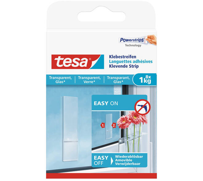 Tesa Powerstrips Transparant 1 kg