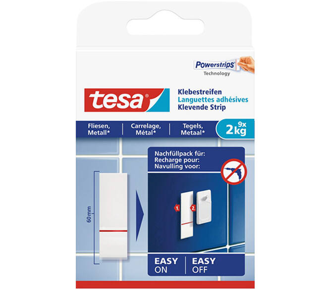 Tesa Powerstrips® Tegels & Metaal 2 kg