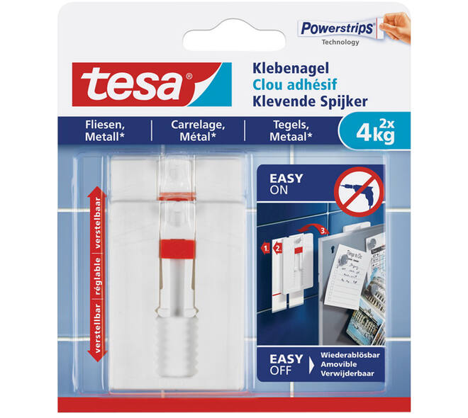 Tesa Verstelbare Klevende Spijker Tegels & Metaal 4 kg