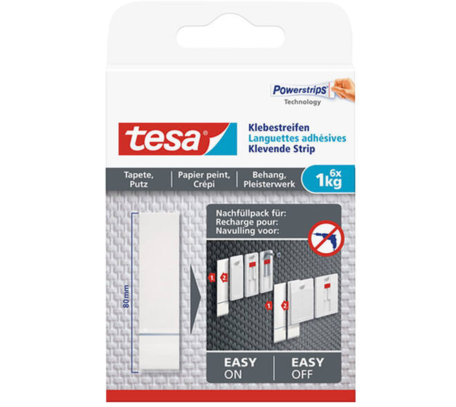 Tesa Powerstrips® Gevoelige Oppervlakken 1 kg