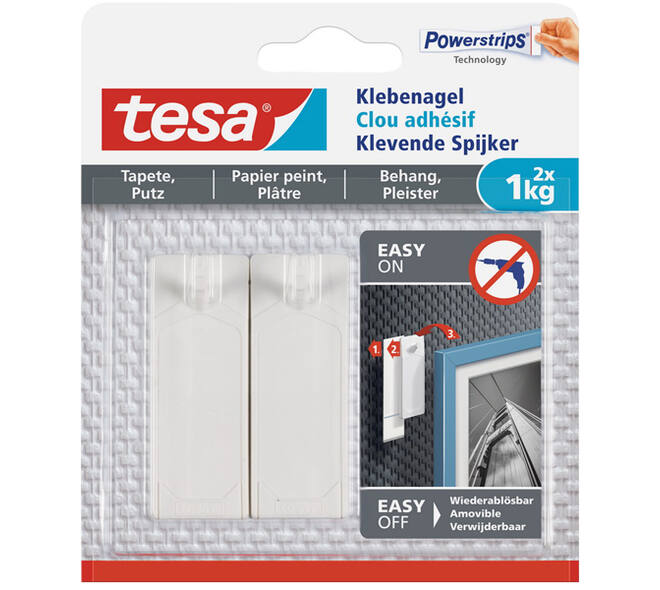Tesa Klevende Spijker Gevoelige Oppervlakken 1 kg
