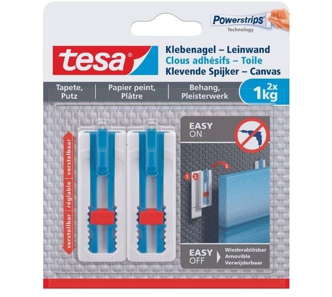 Tesa Klevende Spijker Canvas Gevoelige Oppervlakken 1 kg