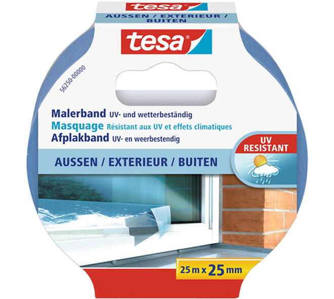 Tesa Afplakband Washi Outdoor 25M x 25 mm