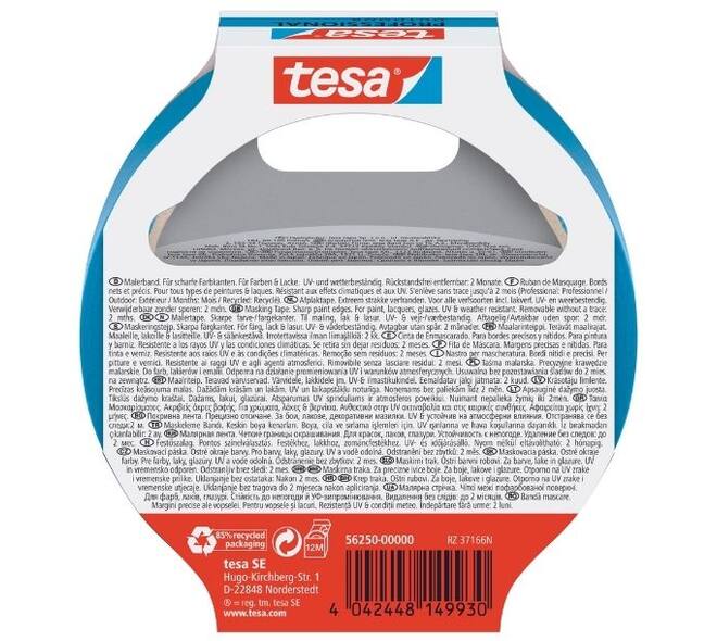 Tesa Afplakband Washi Outdoor 25M x 25 mm