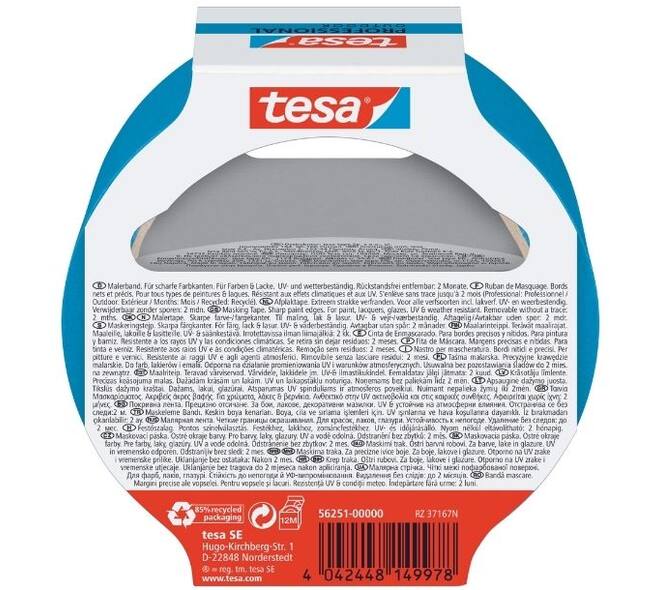 Tesa Afplakband Washi Outdoor 25M x 38 mm