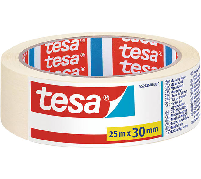 Tesa Afplakband Basic 25 m x 30 mm