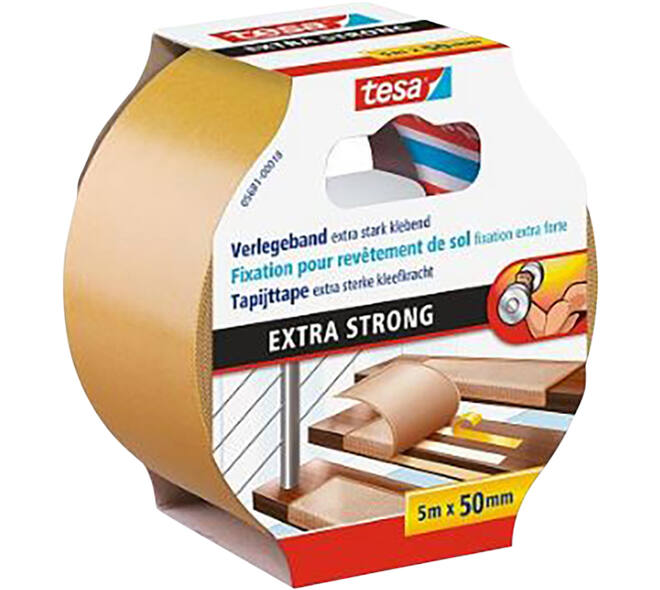 Tesa Tapijttape Extra Sterk 5M x 50 mm