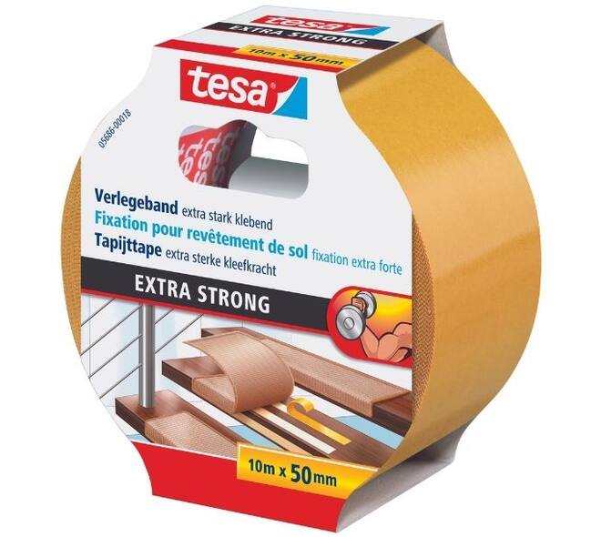 Tesa Tapijttape Extra Sterk 10M x 50 mm