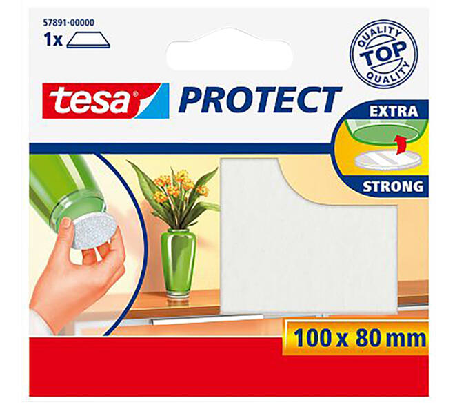 Tesa Vilt 100 x 80 mm Wit
