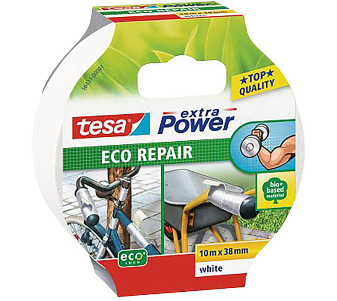 Tesa Extra Power Eco Repair 10M x 38 mm Wit