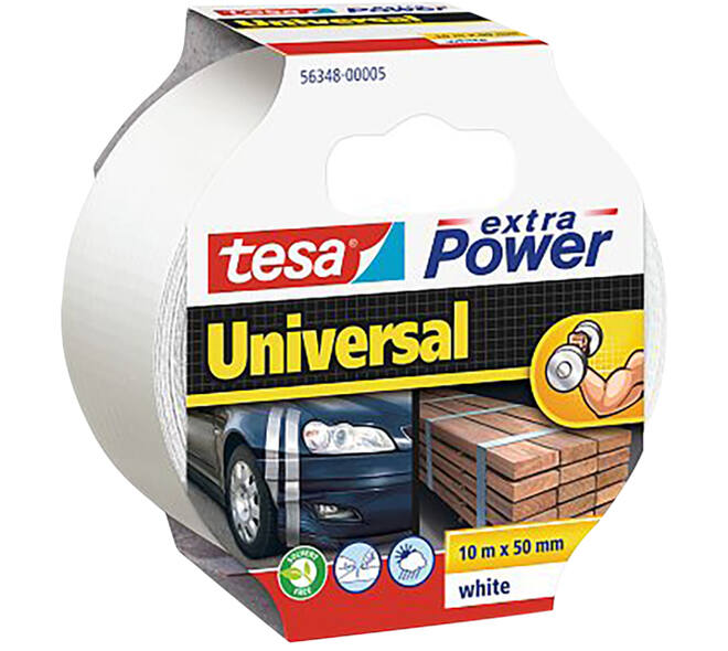 Tesa Extra Power® Universal 10M x 50 mm Wit