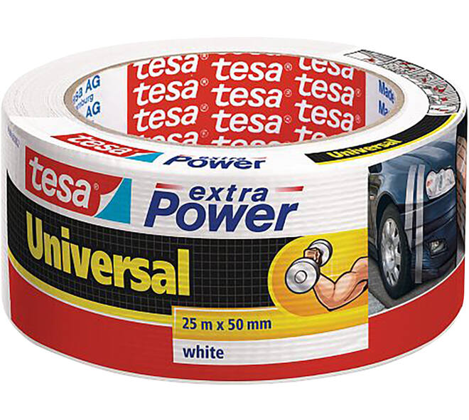 Tesa Extra Power® Universal 25M x 50 mm Wit