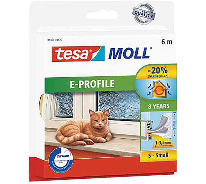 Tesa Tesamoll Classic E Profiel 8Jr 6M Wit